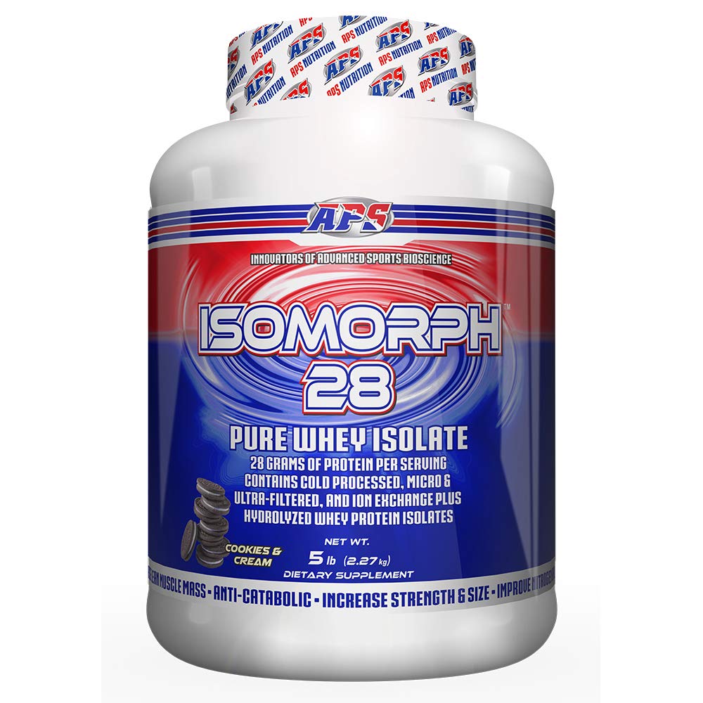 IsoMorph 28 de APS Nutrition, polvo proteico, rápida absorción para entrenamiento