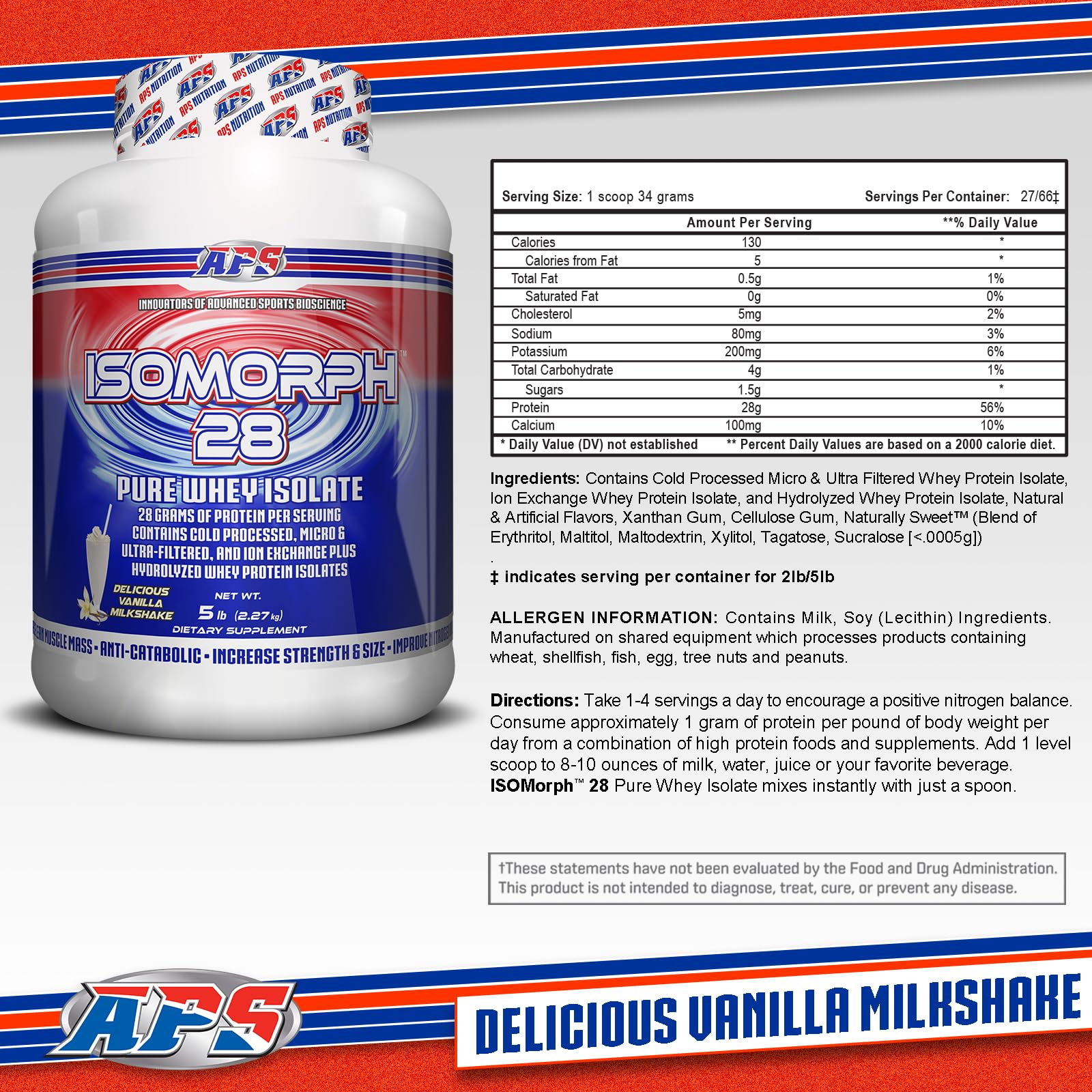 APS Nutrition Isomorph 28: cuchara medidora para porciones rápidas en entrenamiento