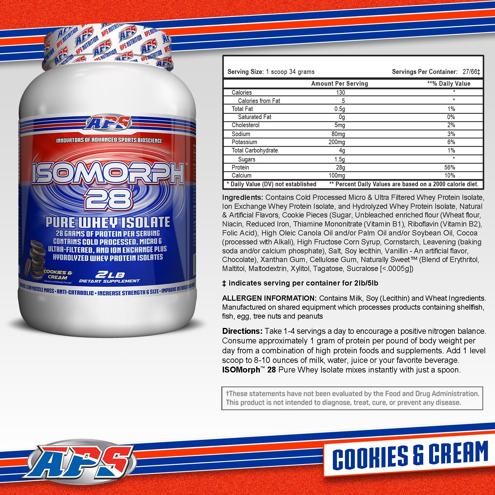 IsoMorph 28, medidor de proteína para porciones precisas durante el entrenamiento.