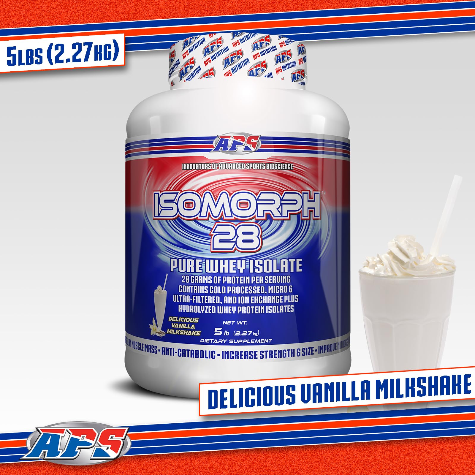 Isomorph 28 de APS Nutrition: textura cremosa para batidos suaves
