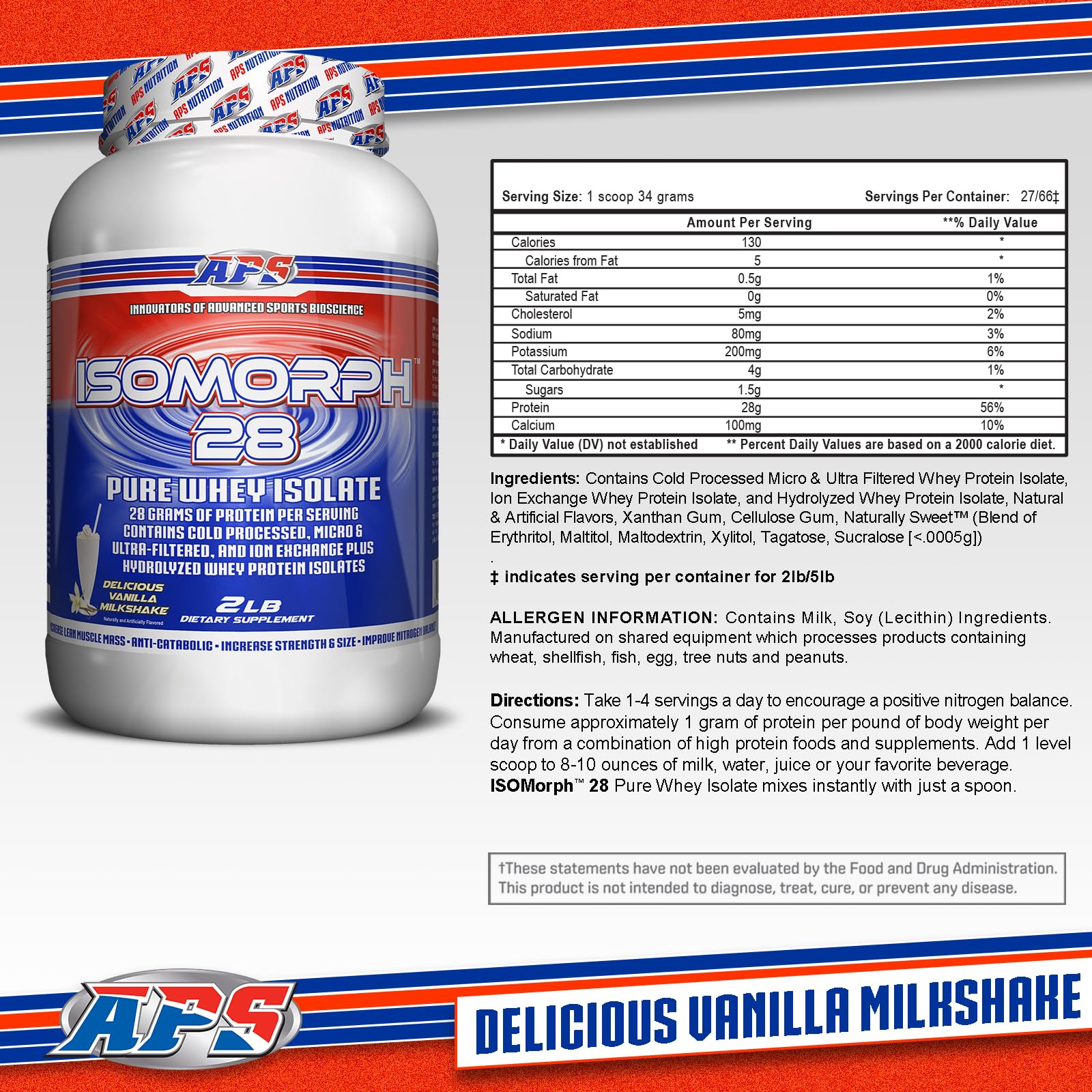 IsoMorph 28, proteína de absorción rápida para entrenos intensos.