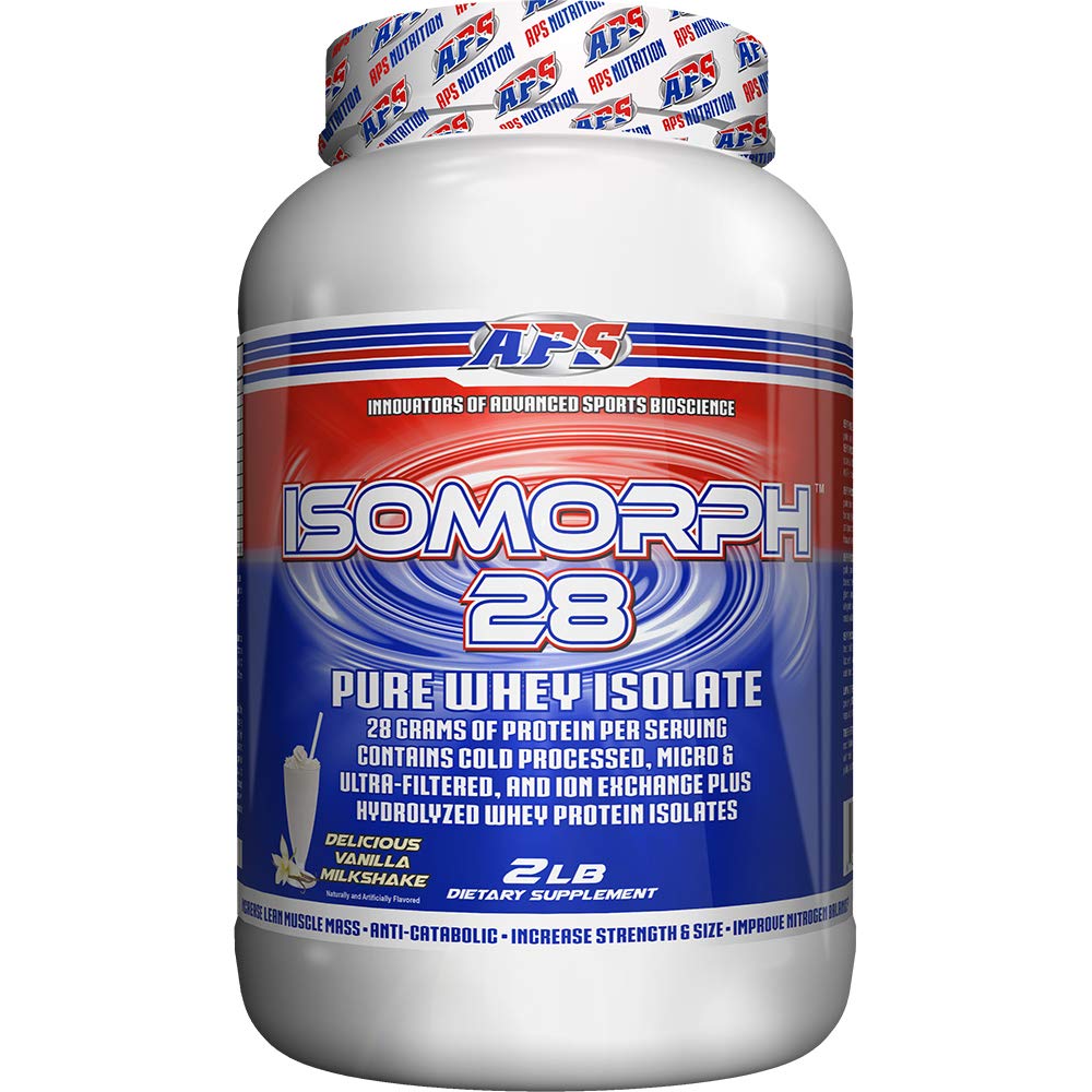 IsoMorph 28 de APS Nutrition, proteína en bolsa para recuperación muscular.