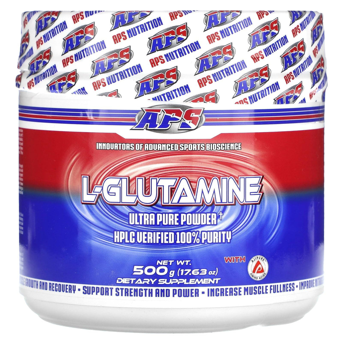 APS Nutrition L-Glutamina polvo, fácil de mezclar en batidos post entrenamiento