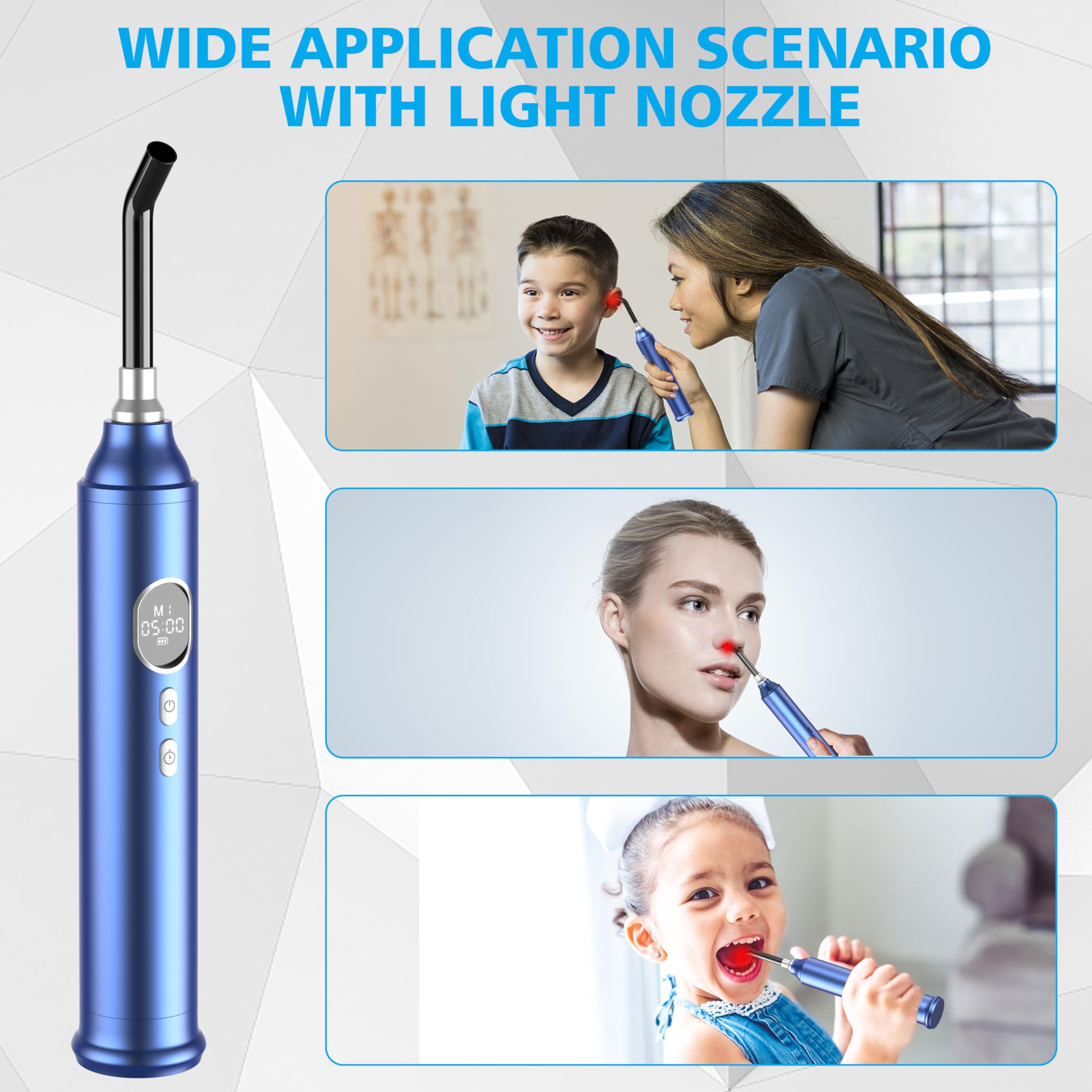Aptoyu LUZ ROJA 2 en 1 con temporizador para sesiones personalizables.
