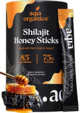 Aqia Organics resina Shilajit pura para energía diaria.