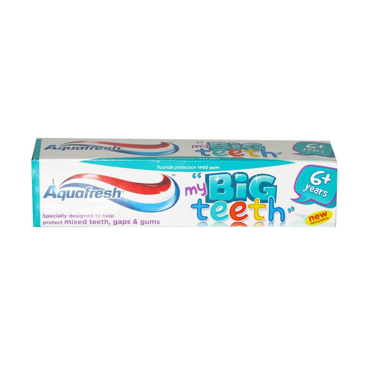 Aquafresh para niños grandes de 6 años, tubo de pasta que protege el esmalte y facilita la limpieza.