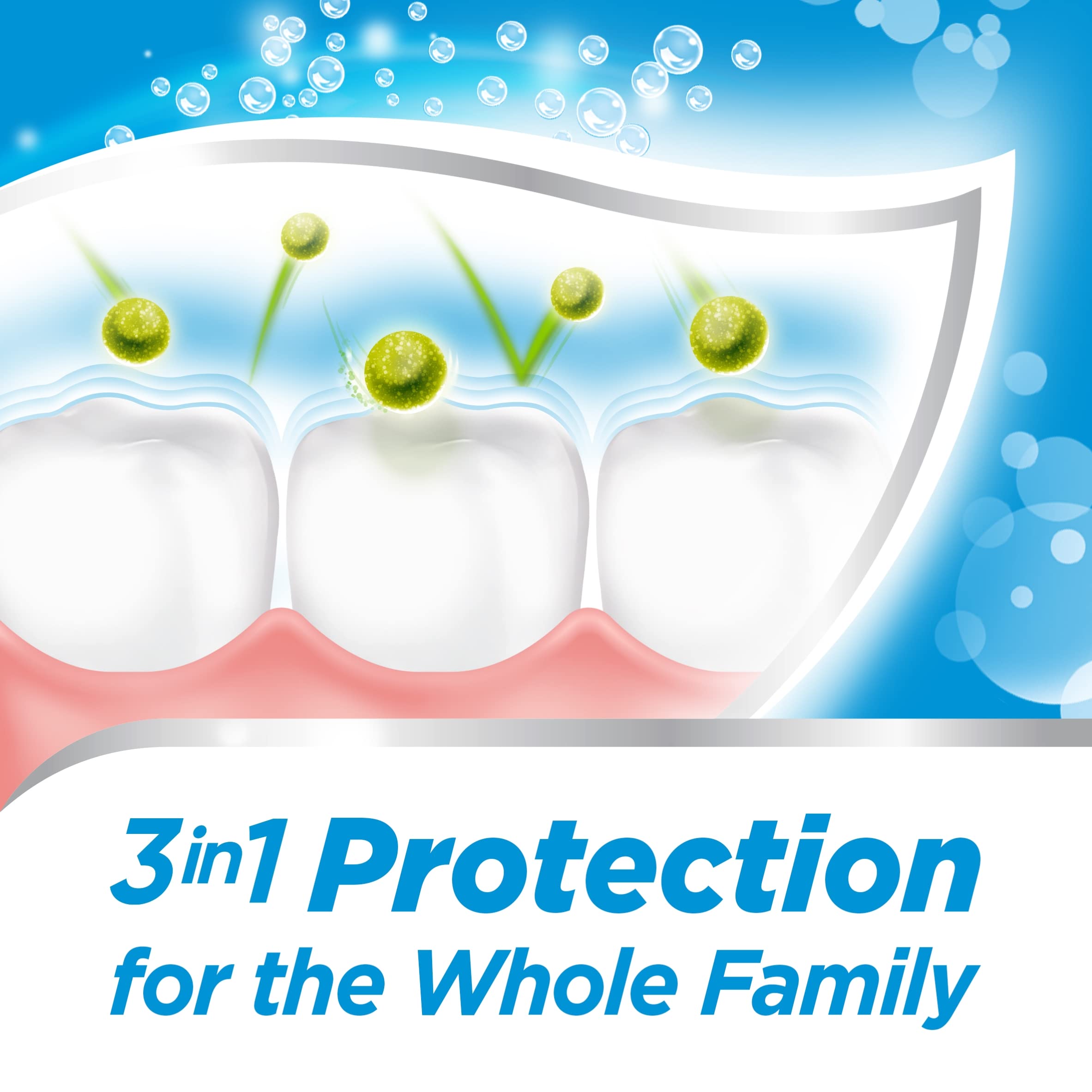 Aquafresh pasta dental en tubo, fácil de aplicar y controlar la cantidad.