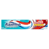 Aquafresh pasta dental sabor menta: sensación fresca al cepillar.