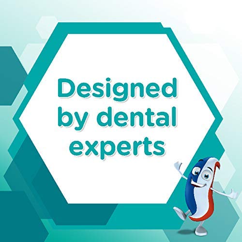 Aquafresh fluoruro ofrece protección del esmalte y apoyo para dientes en desarrollo.