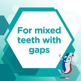 Aquafresh sabor menta suave, cepillado agradable para niños.