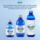 Aquapap: Botella de viaje compacta, ideal para estancias cortas.