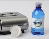 Botella Aquapap ligera y libre de BPA para transportar.