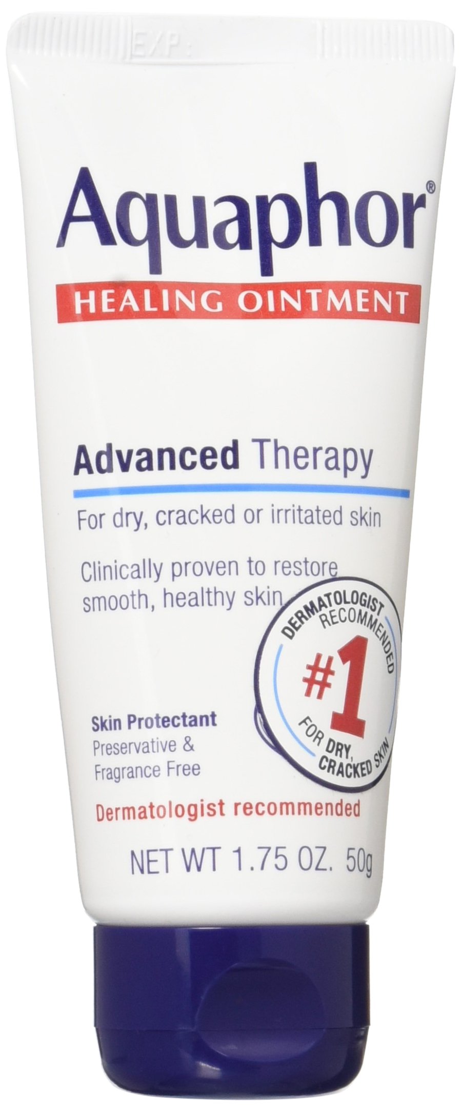 Aquaphor Ungüento Curativo en envase de 1,75 onzas, ideal para cuidado diario.