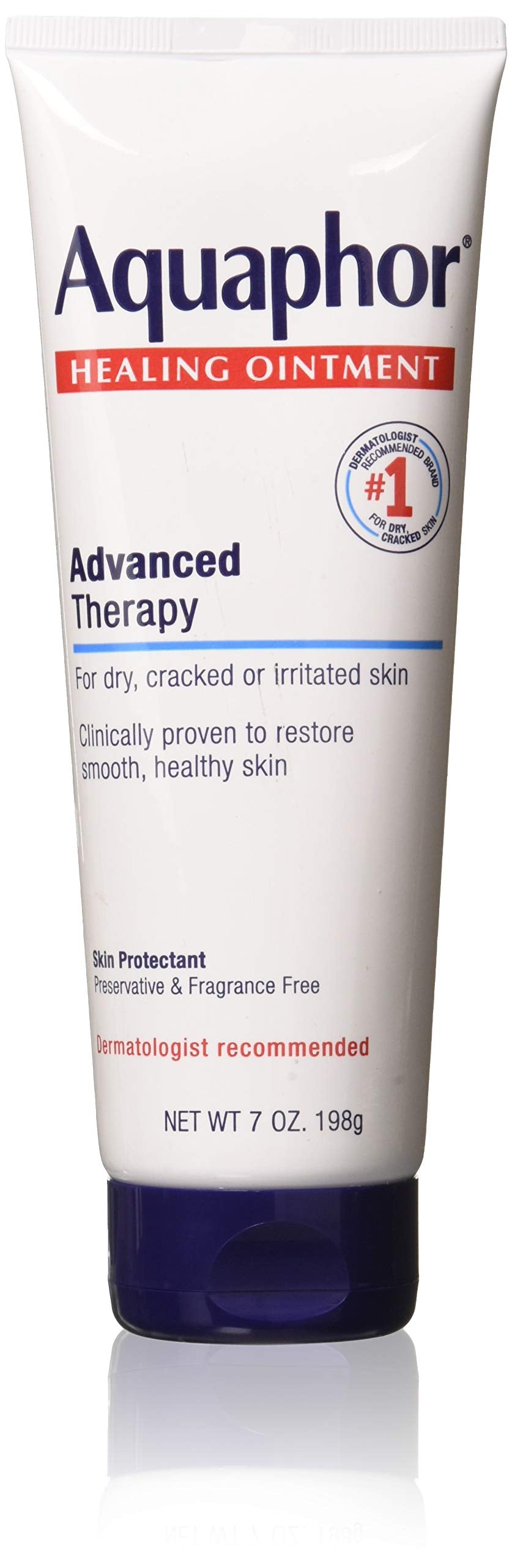 Aquaphor Ungüento Curativo Terapia Avanzada, paquete de 3, ideal para piel sensible y cuidado de labios