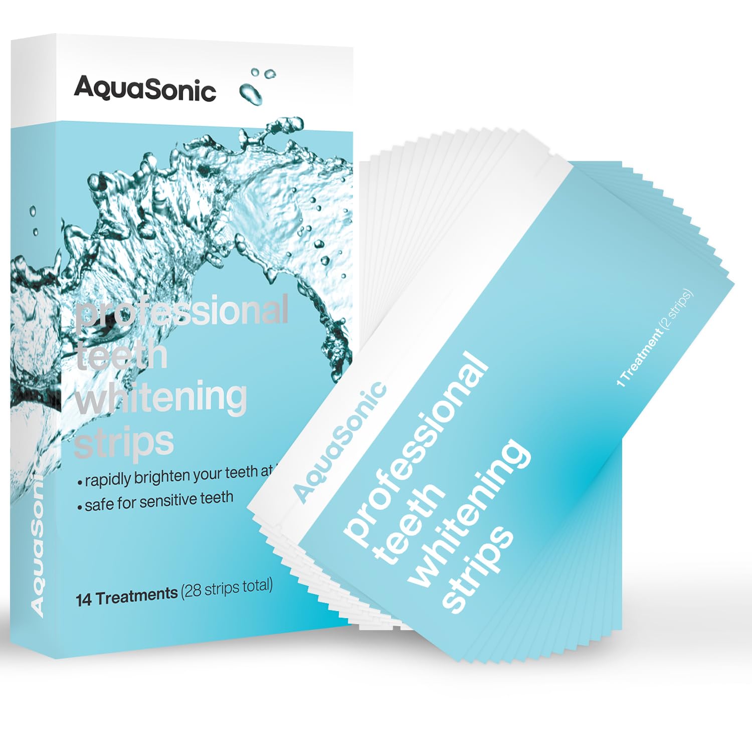 Aquasonic Pro: caja de tiras blanqueadoras para uso doméstico seguro