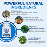 Arazo Nutrition Blood Sugar 365: dosis diarias para soporte de metabolismo energético.