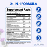 Arazo Nutrition cardo mariano extracto para salud hepática y renovación celular.