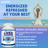 Arazo Nutrition diente de león polvo para limpieza suave del organismo.