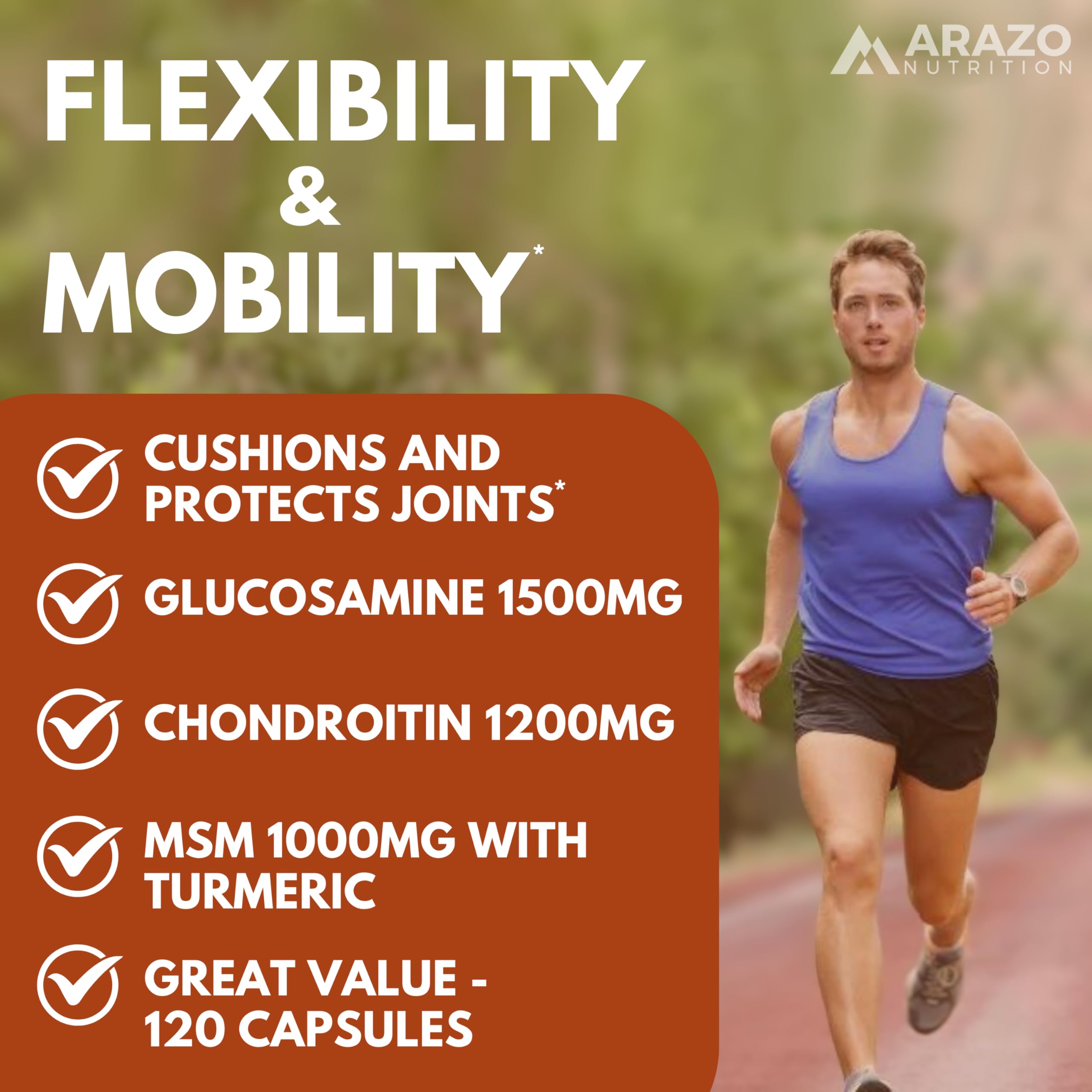 Flexibilidad articular mejorada con Arazo Nutrition y ácido hialurónico.