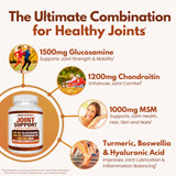 Etiqueta del producto Arazo Nutrition Glucosamina Chondroitina, resaltando ingredientes clave para la salud articular.