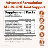 Arazo Nutrition Glucosamina Chondroitina tabletas, útil para comodidad diaria de articulaciones.