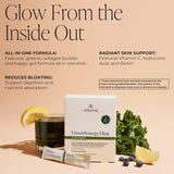 Arbonne GreenSynergy Elixir, paquetes individuales, prácticos para tomar en cualquier lugar