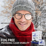 ARCHXX toallitas antivaho para gafas con dispensador portátil
