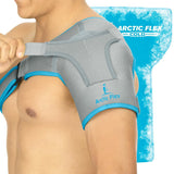 Arctic Flex: soporte de hombro con gel frío reutilizable para alivio localizado