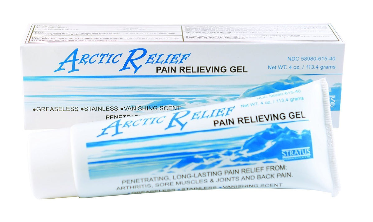 ARCTIC Gel de alivio: aplicación rápida para aliviar molestias articulares y musculares