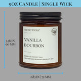 Arctic Wicks Vanilla Bourbon, aroma duradero para noches acogedoras