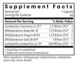ARG BifidoBiotics, cápsulas detalle, probiótico para equilibrar la microbiota intestinal.