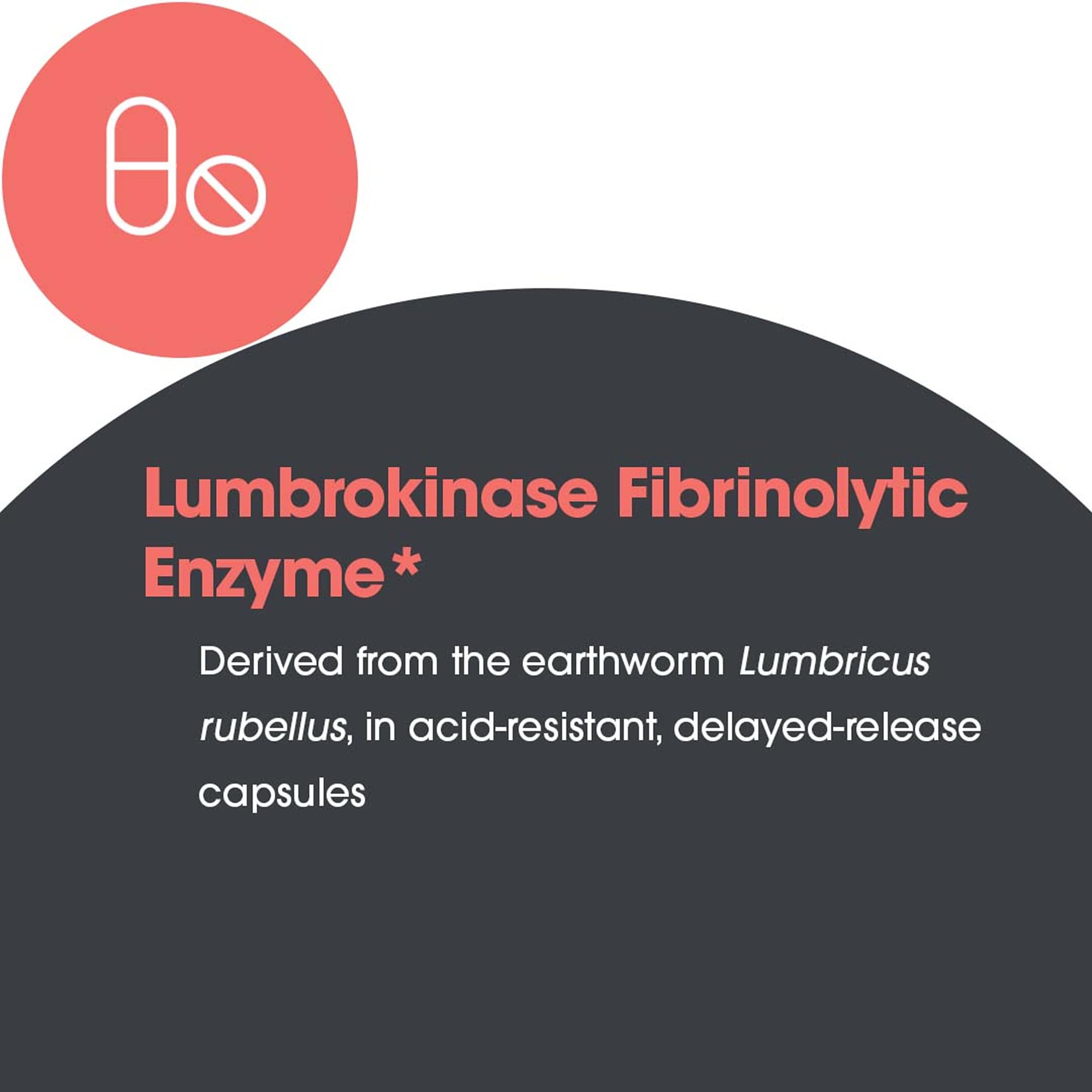ARG Lumbrokinase, instrucciones de uso, dos cápsulas diarias con agua.