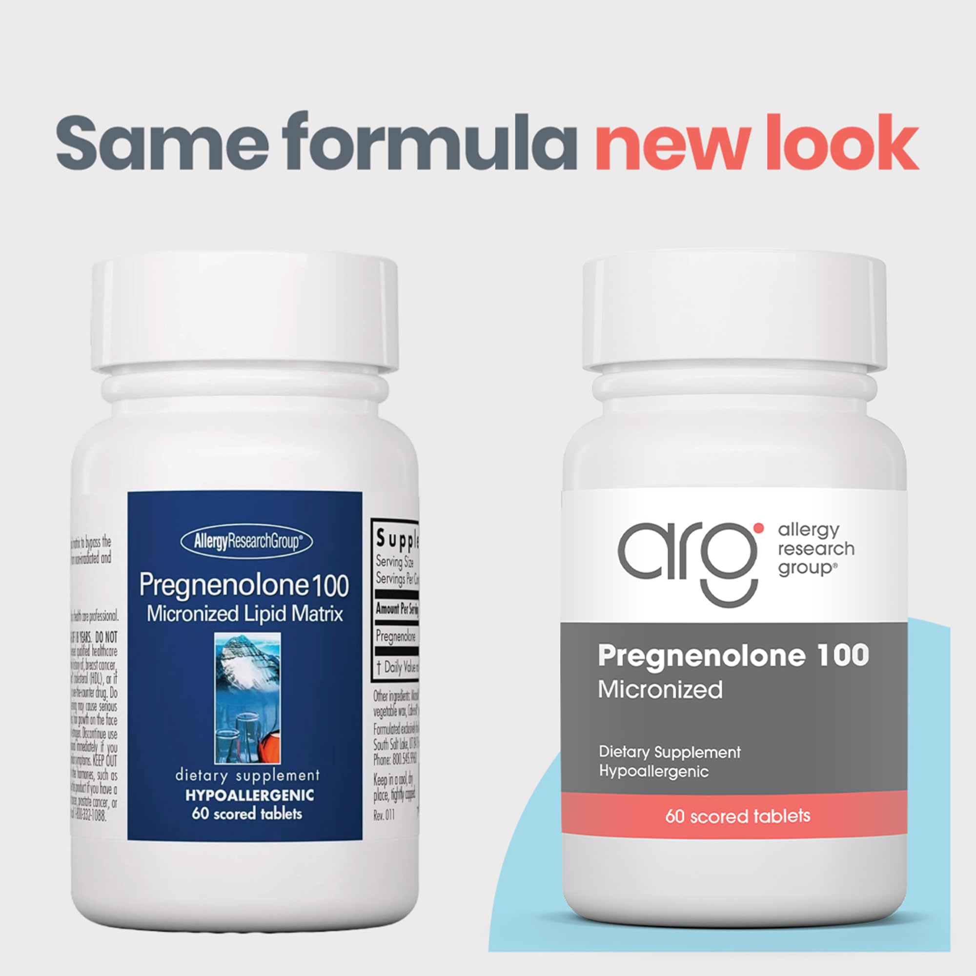 ARG pregnenolona 100 mg: envase fácil para la dosificación diaria
