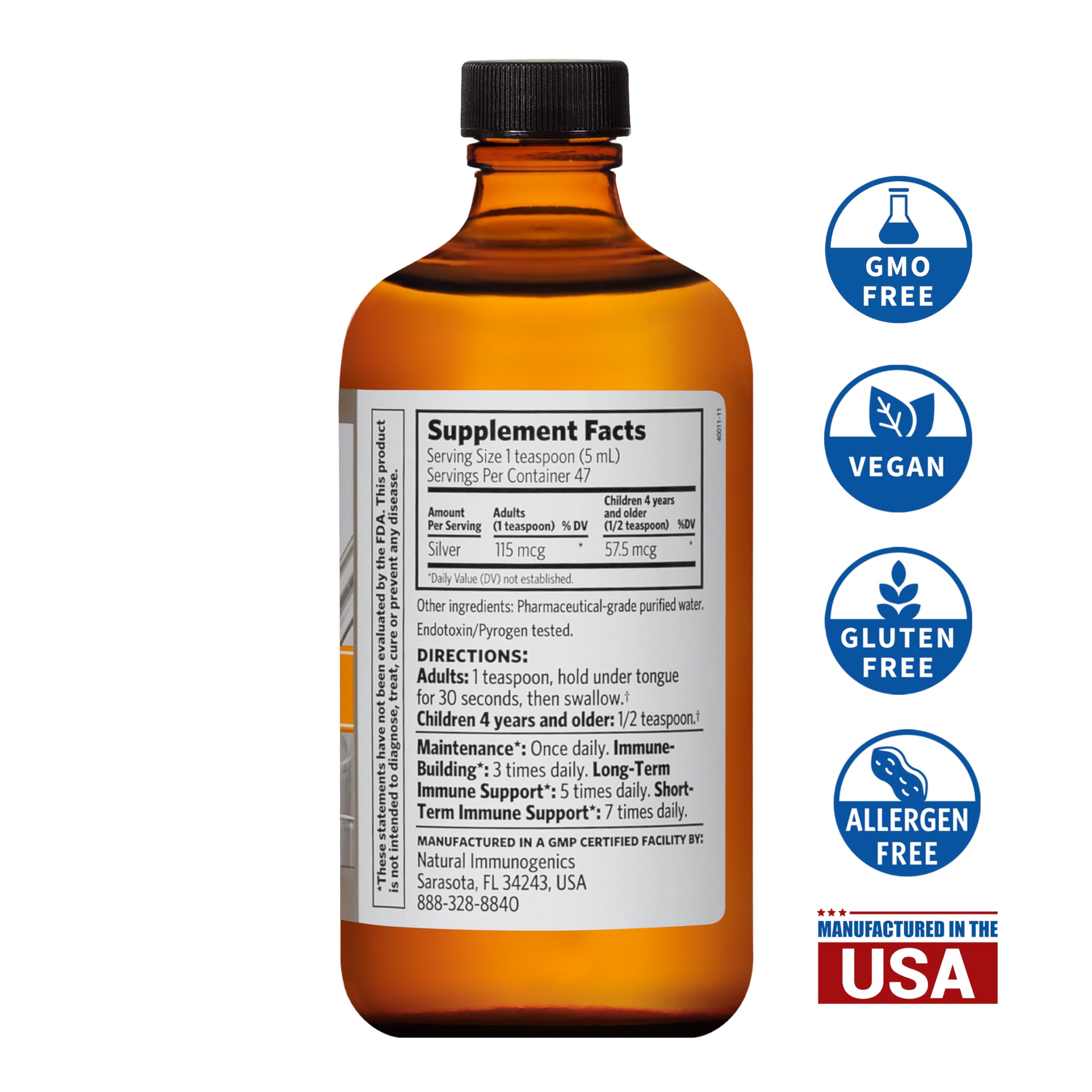 Argentyn 23 dispersión bioactiva para absorción eficiente