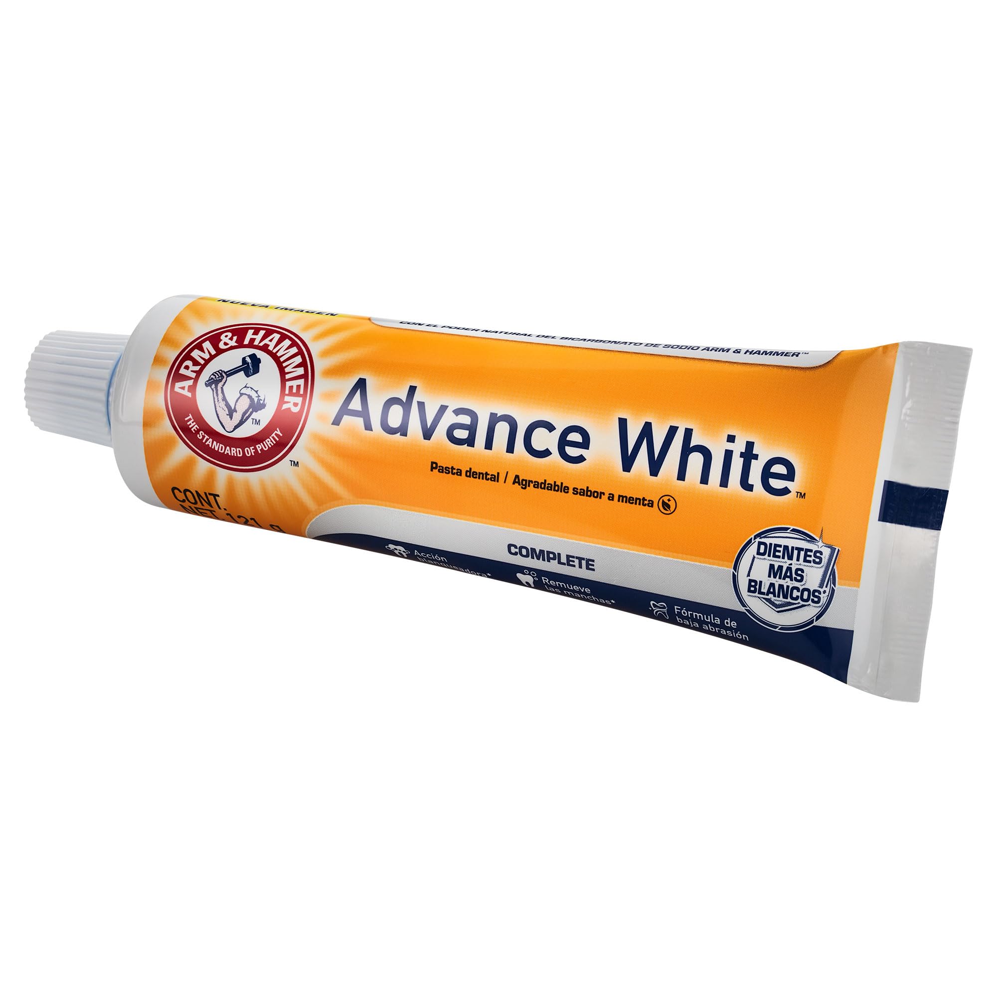 Arm & Hammer Advance White Extreme, textura cremosa de la pasta para cepillado