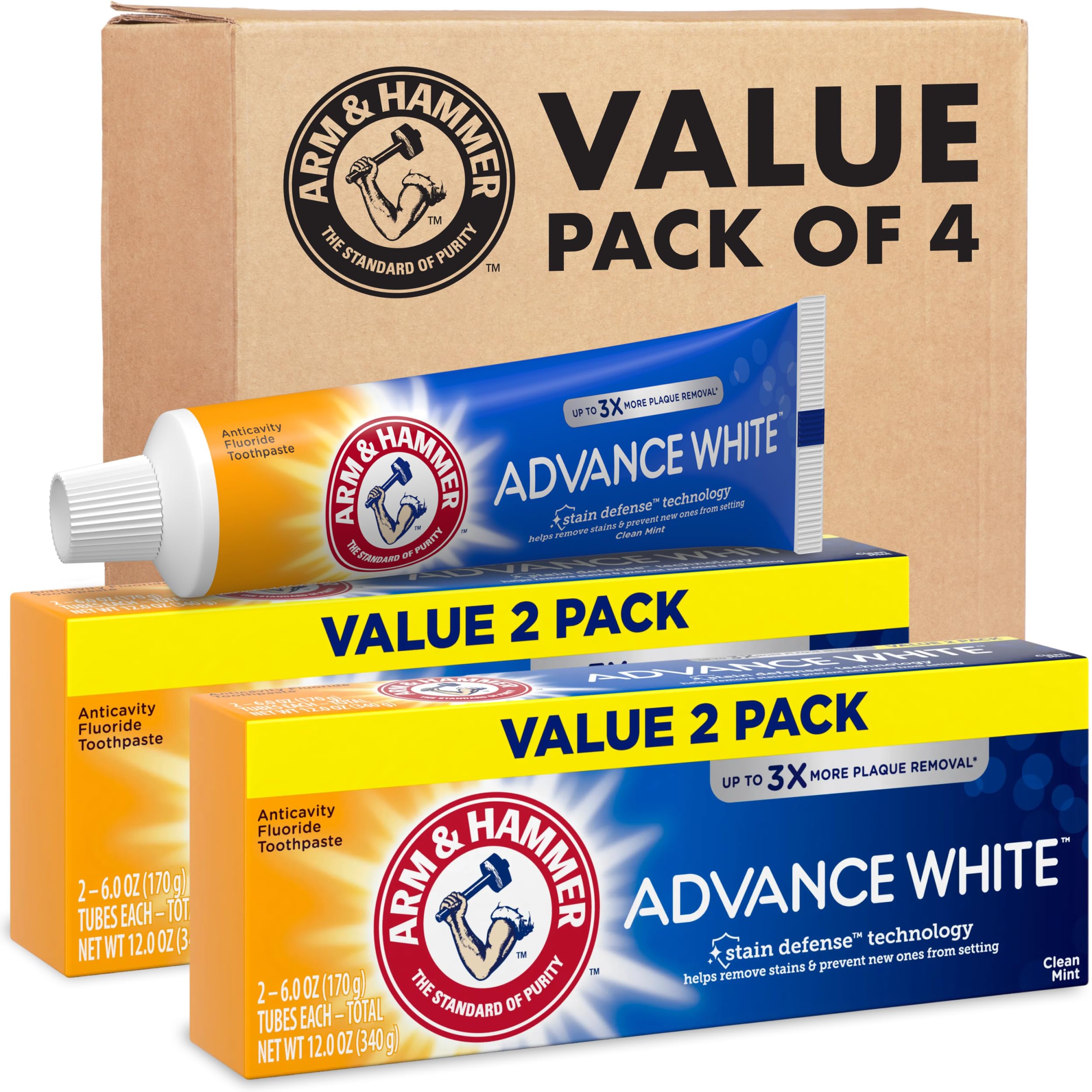 Arm & Hammer Advance White: pasta dental con blanqueamiento suave para una sonrisa más clara