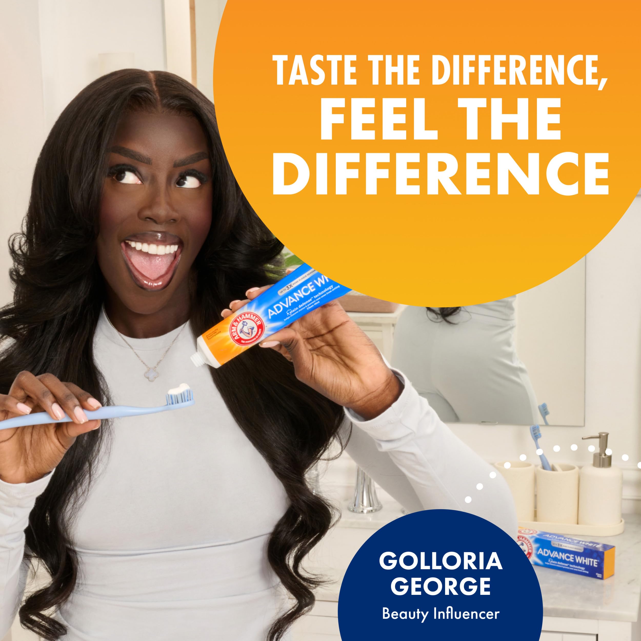 Arm & Hammer Advance White: tubo de pasta dental para limpieza profunda y protección dental