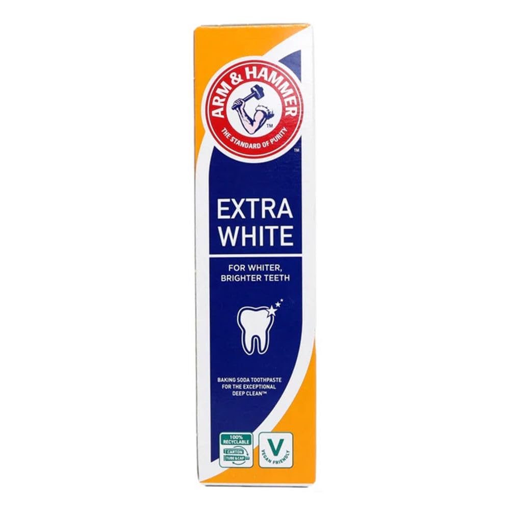 Textura cremosa de Arm & Hammer Advance White durante el cepillado.