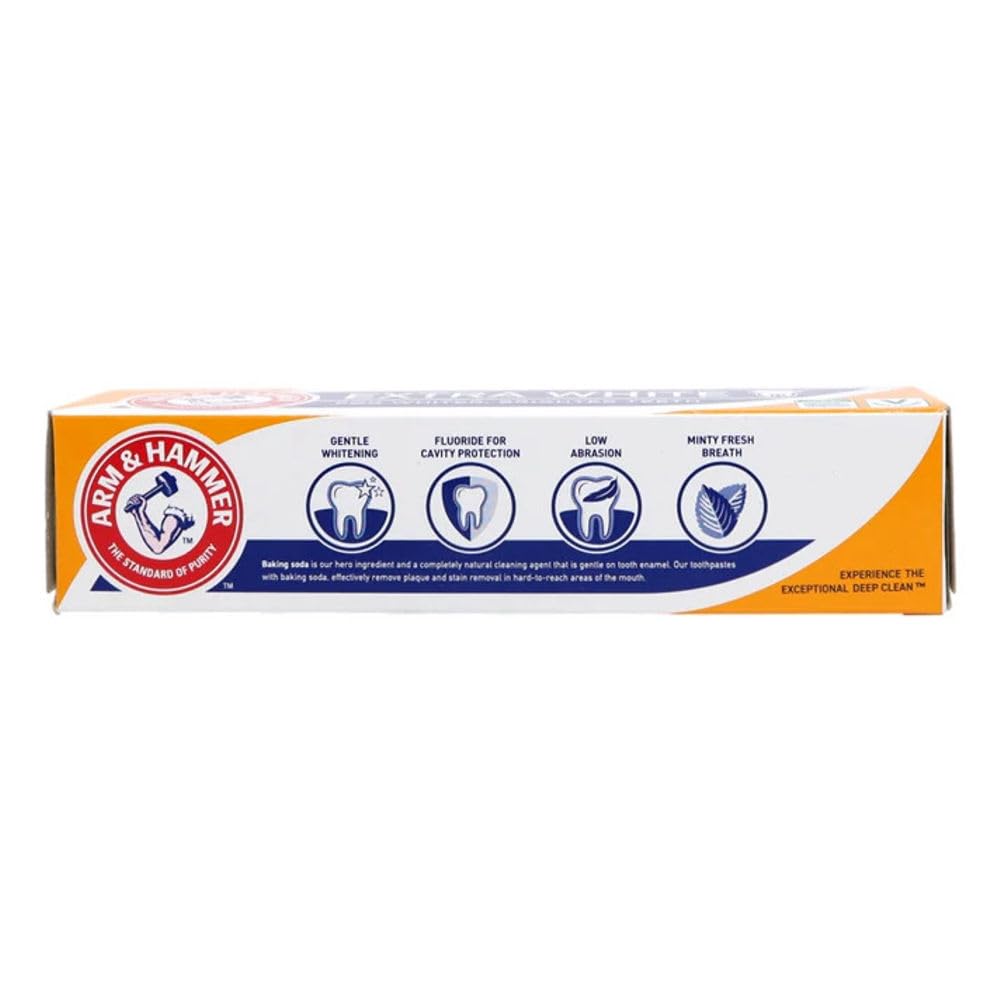 Cepillado con Arm & Hammer Advance White revela limpieza profesional tras cada sesión.
