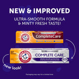 Arm & Hammer Complete Care, blanqueamiento suave con peróxido para sonrisa más clara.