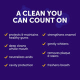 Arm & Hammer Complete Care, eliminación de placa y reducción de bacterias para encías sanas.