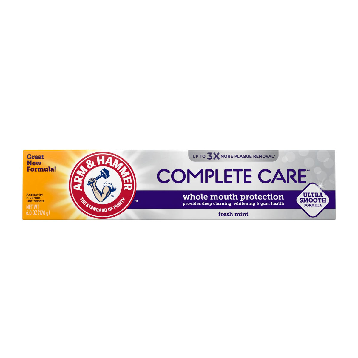 Arm & Hammer Complete Care: blanqueamiento suave para dientes más brillantes y una sonrisa confiada
