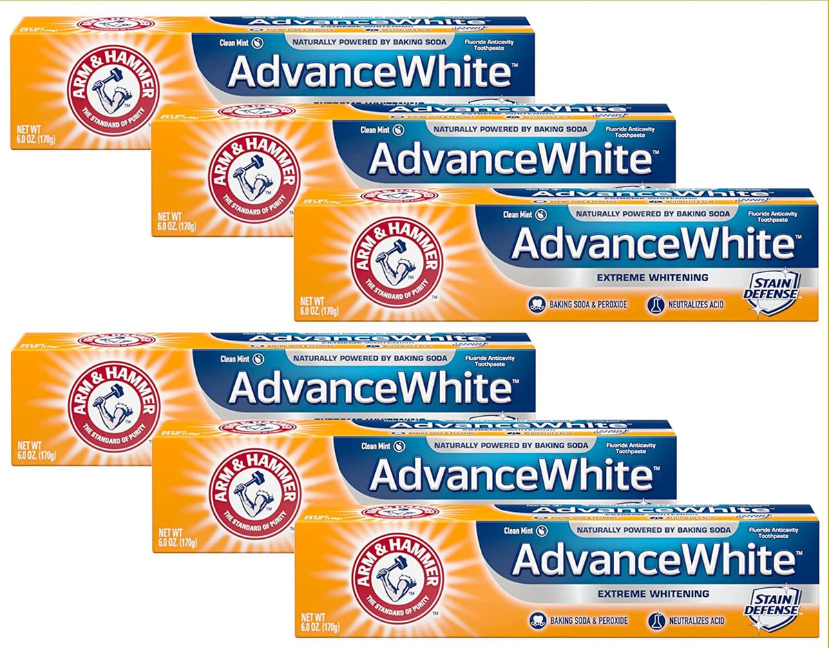 Arm & Hammer Advance White Extreme Whitening, tubo de pasta dental con blanqueamiento avanzado