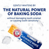 Arm & Hammer Advance White Extreme Whitening, blanqueamiento suave con bicarbonato de sodio