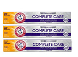 ARM & HAMMER Complete Care en tubo de pasta dental, limpieza duradera y frescura de menta.