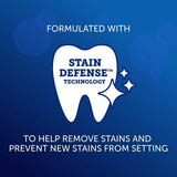 Arm & Hammer Advance White Extreme Whitening, frontal del tubo, defensa contra manchas