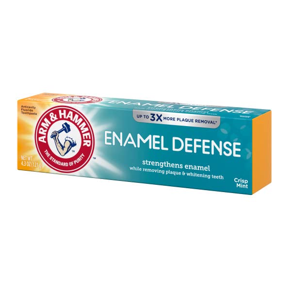 Arm & Hammer Enamel Defense envase de 127 ml para familia.