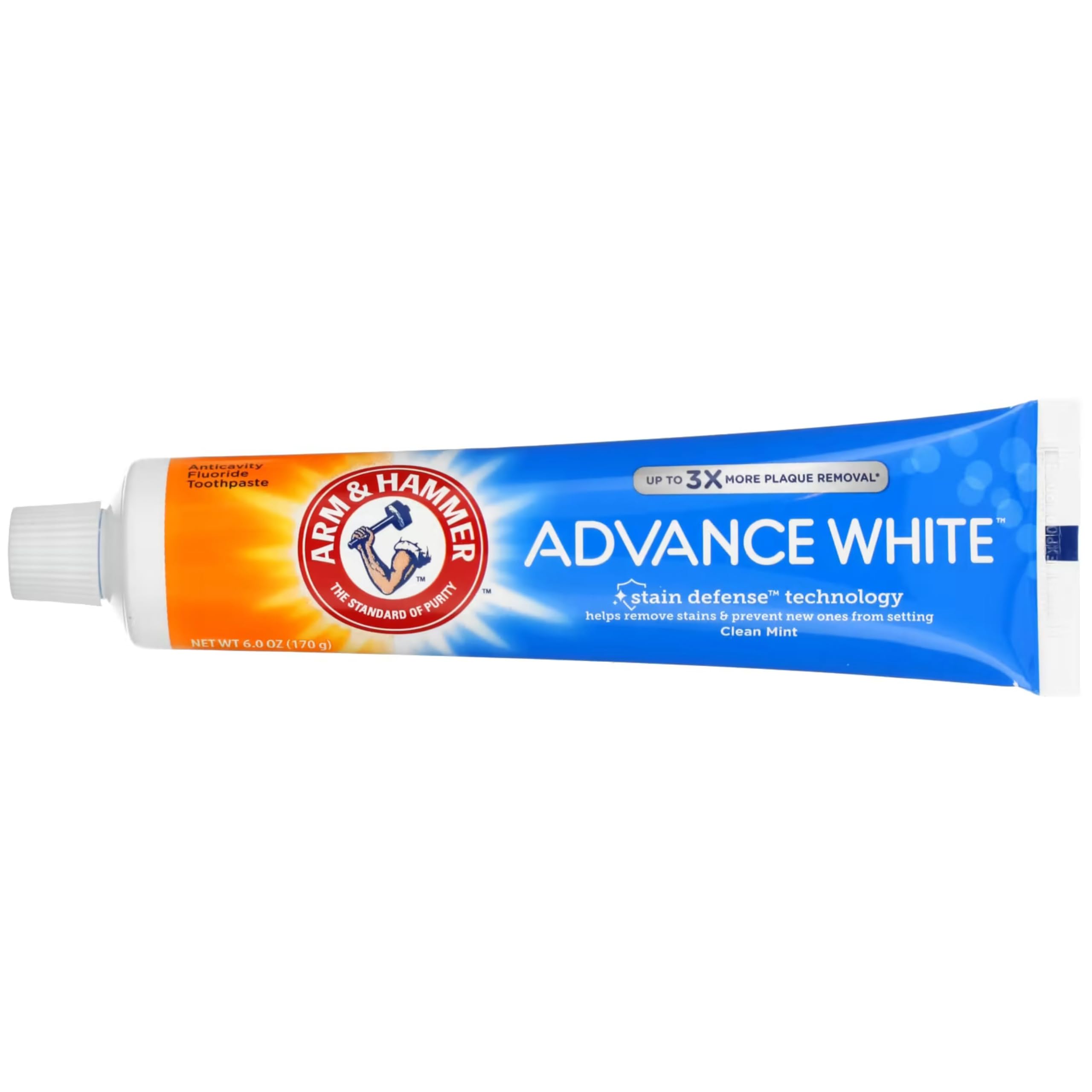 Arm & Hammer Advance White Extreme Whitening, tubo con fluoruro para proteger el esmalte