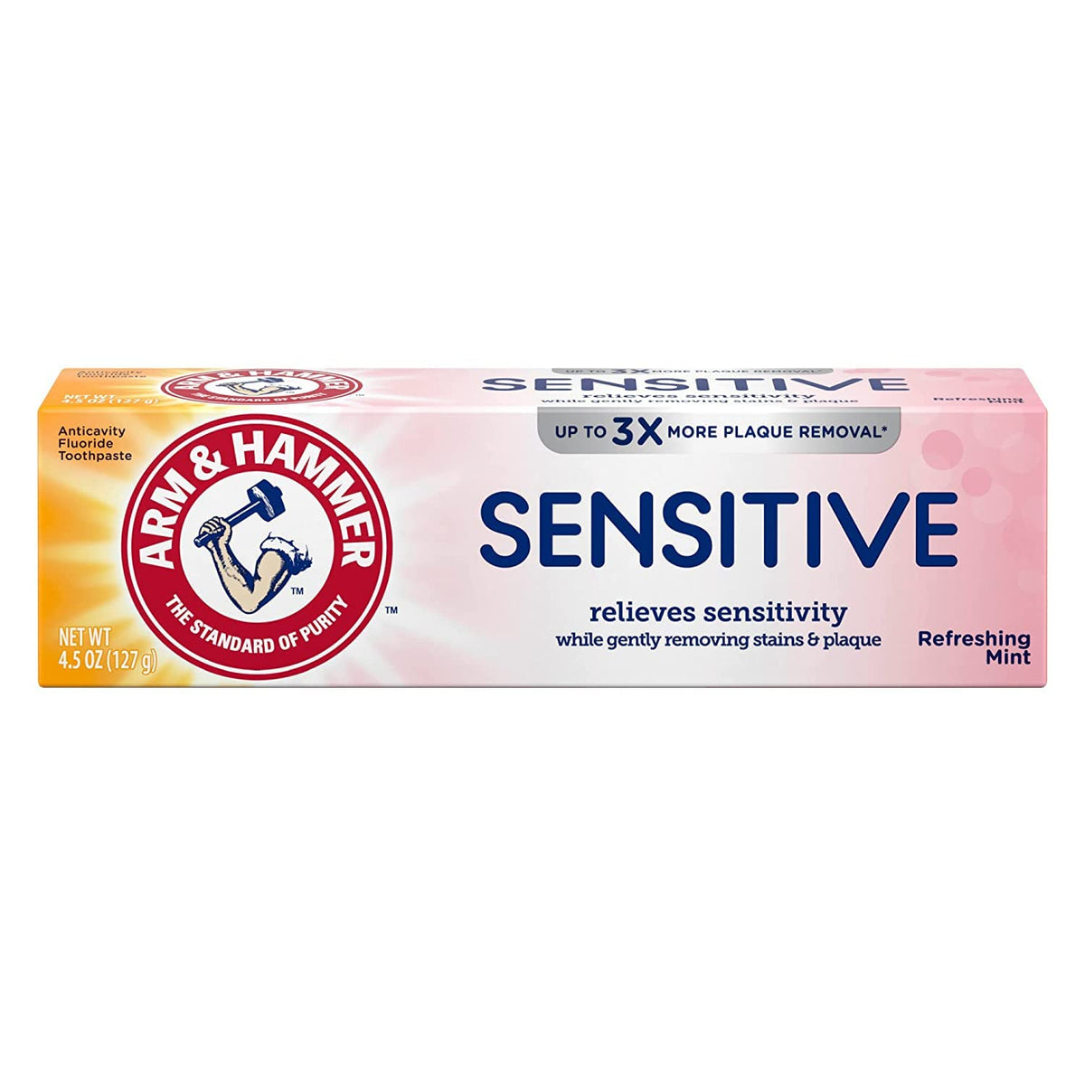 Arm & Hammer Sensitive en paquete de 3 para cuidado diario.