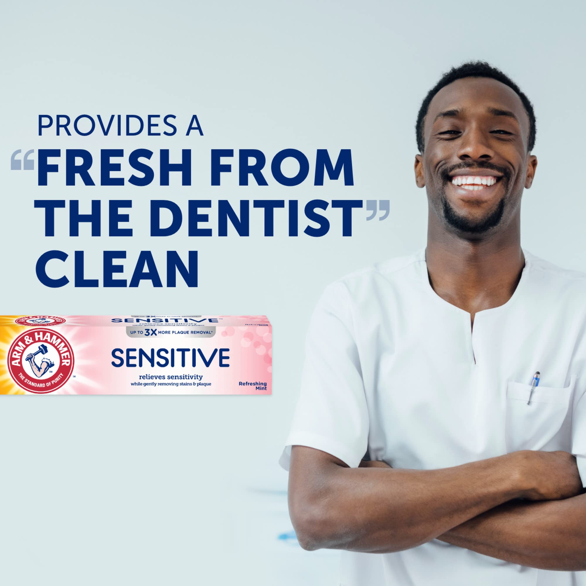Arm & Hammer sensible: cuidado de encías y protección dental.
